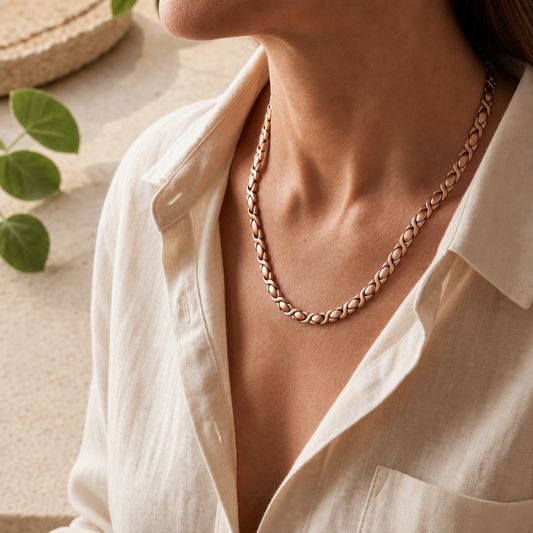 Mary's Cedar Copper Necklace