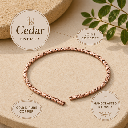 Mary's Cedar Copper Necklace