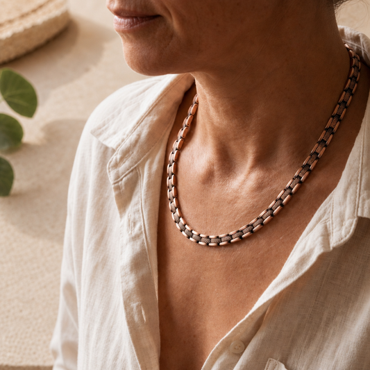 Mary's Haze Copper Necklace