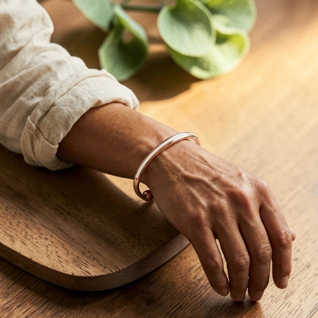 Mary's Jade Copper Bracelet