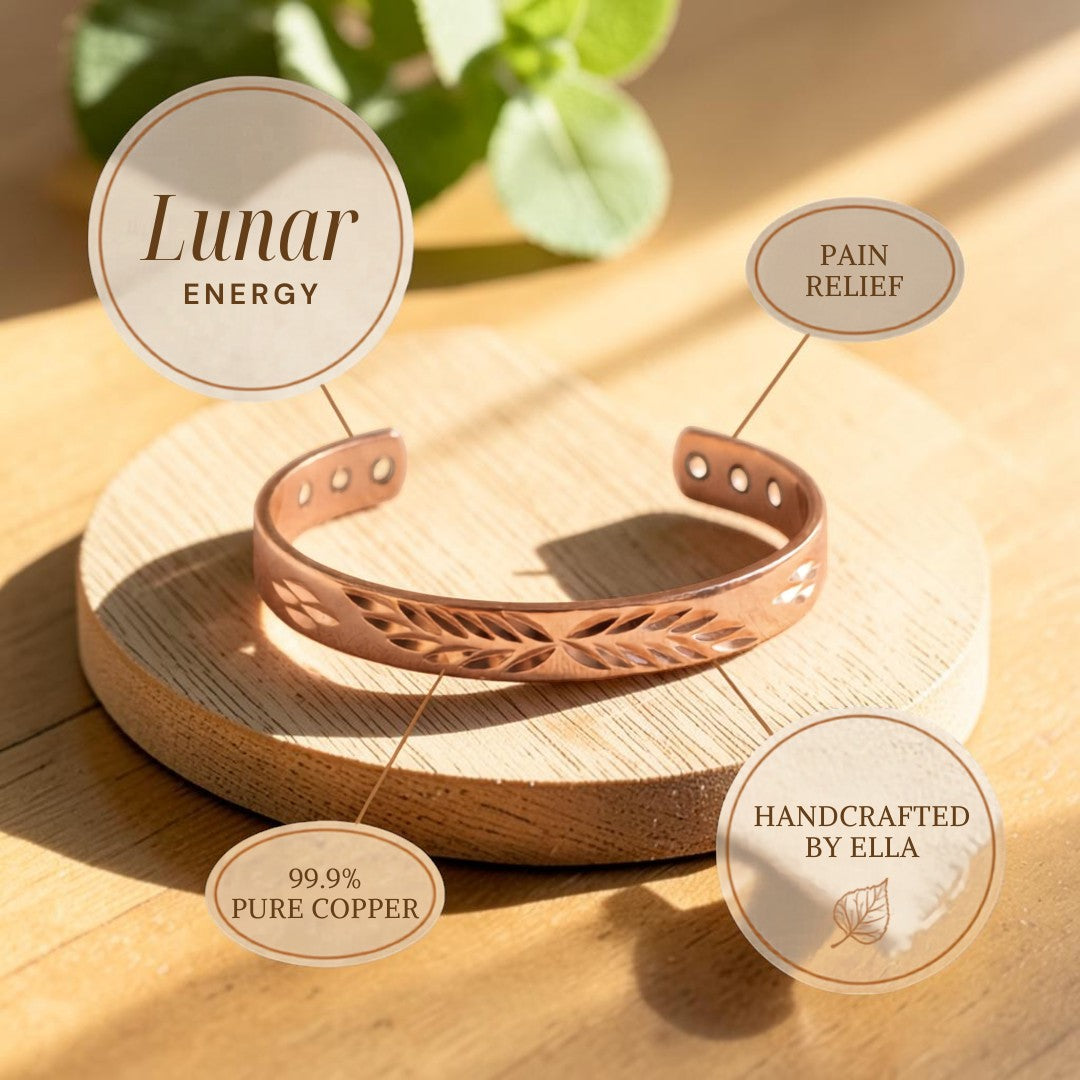 Mary's Lunar Copper Bracelet