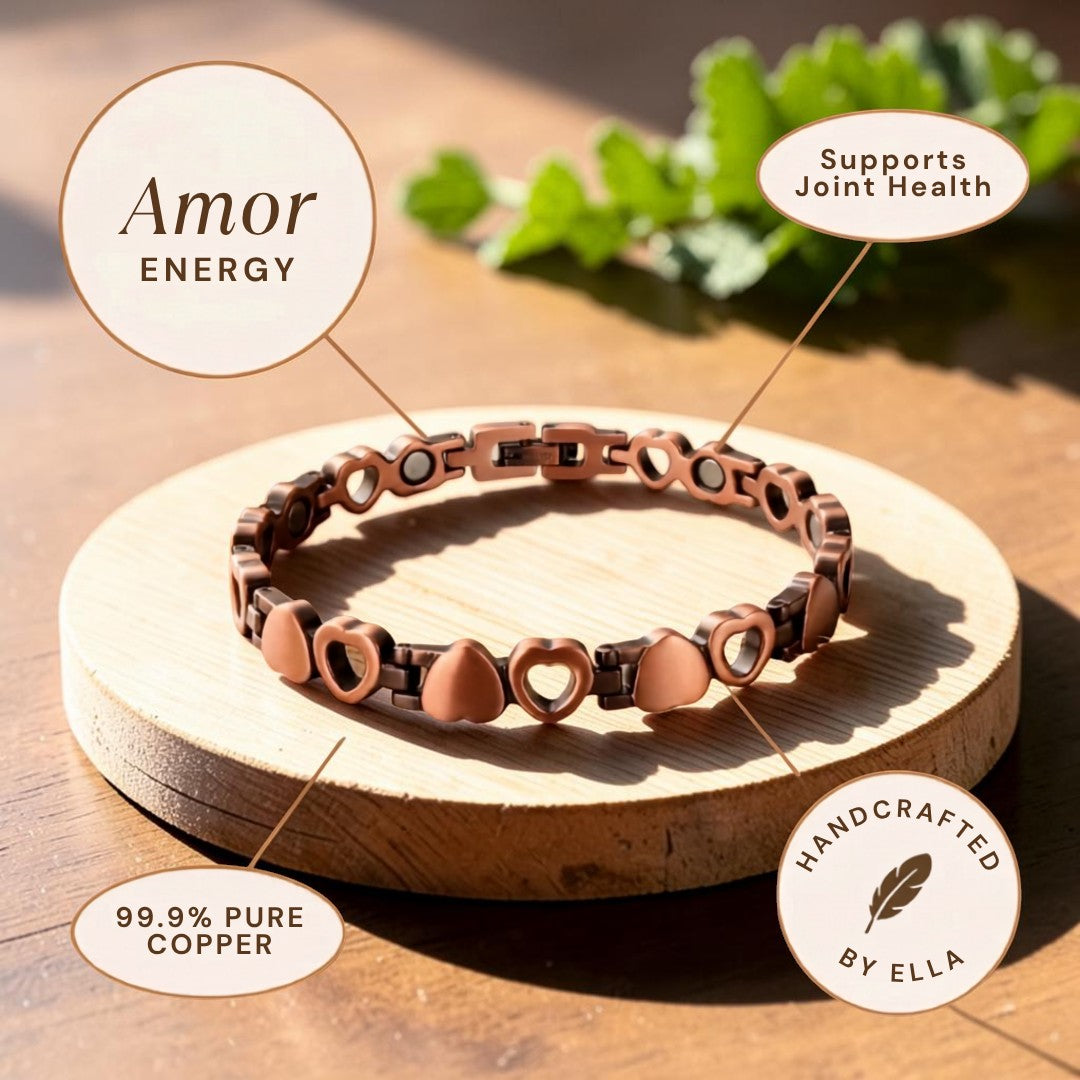 Mary's Amor Copper Anklet