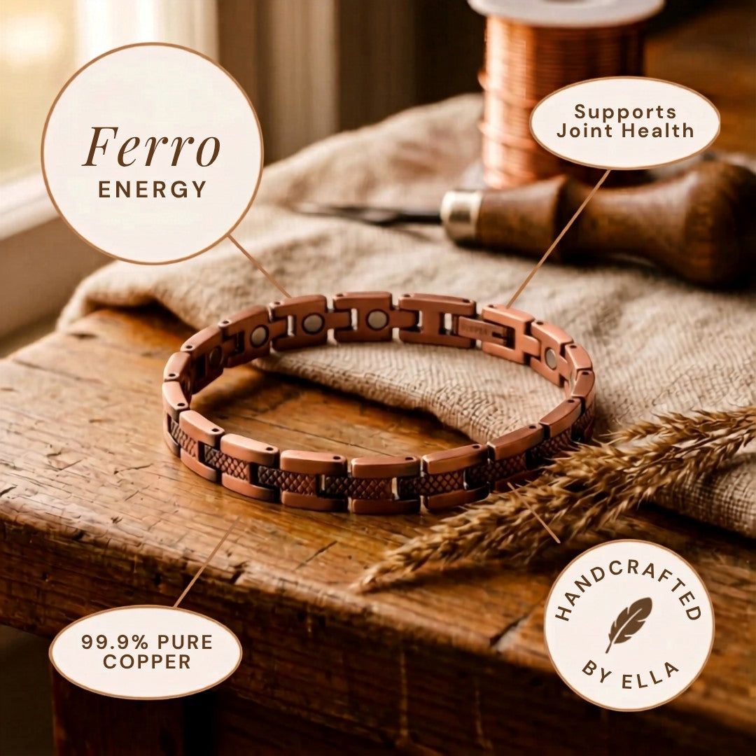 Mary's Ferro Copper Anklet