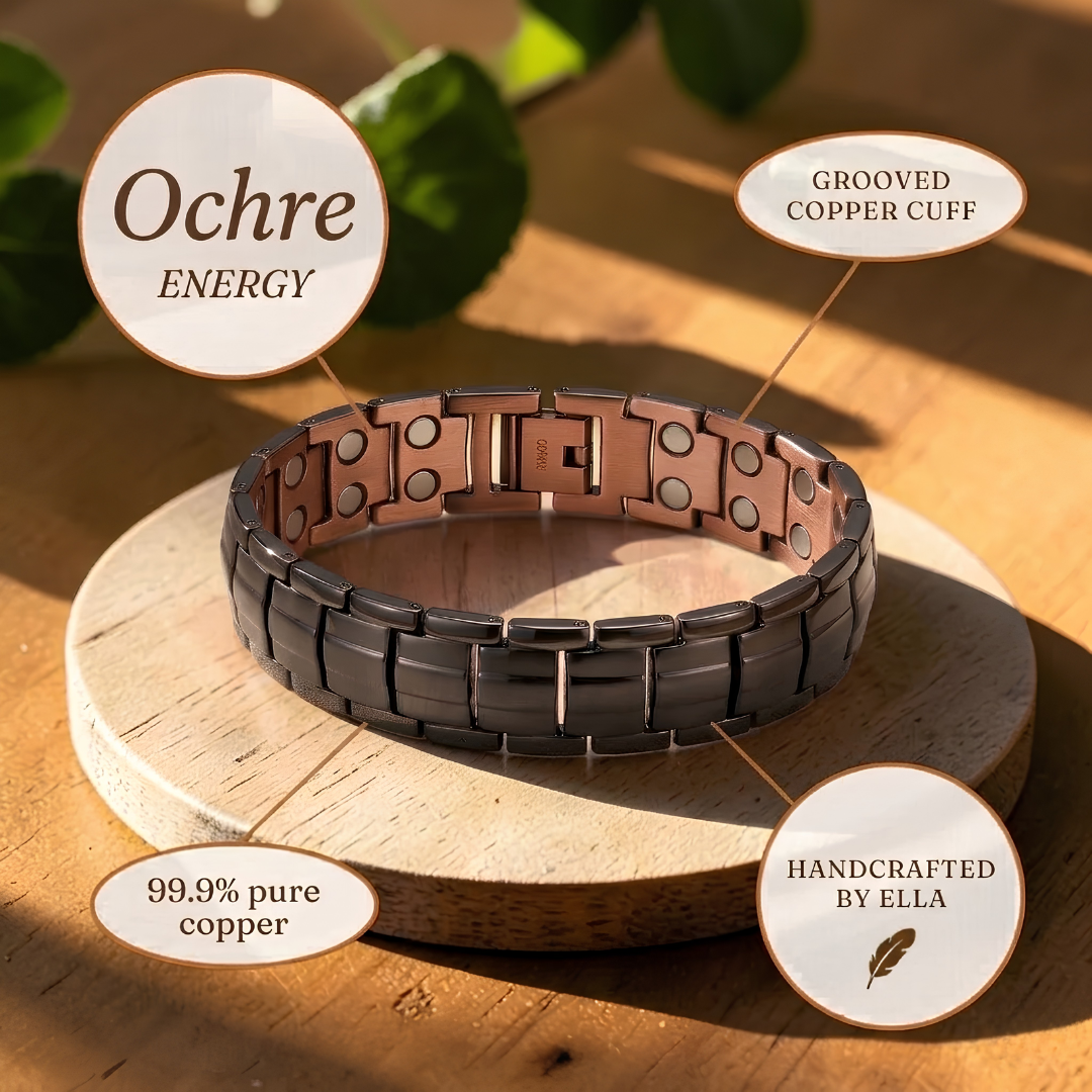 Mary's Ochre Men's  Copper Bracelet