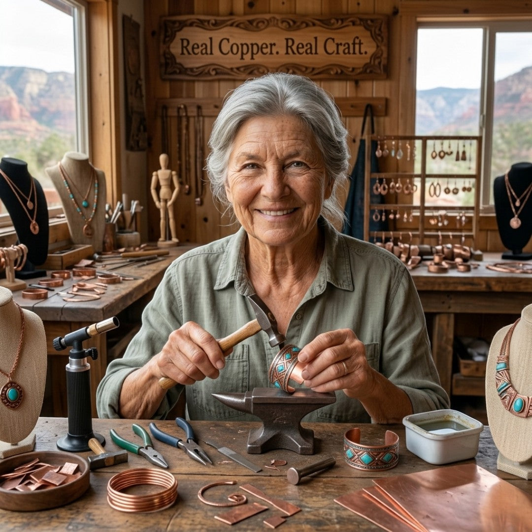 Mary's Toller Copper Necklace