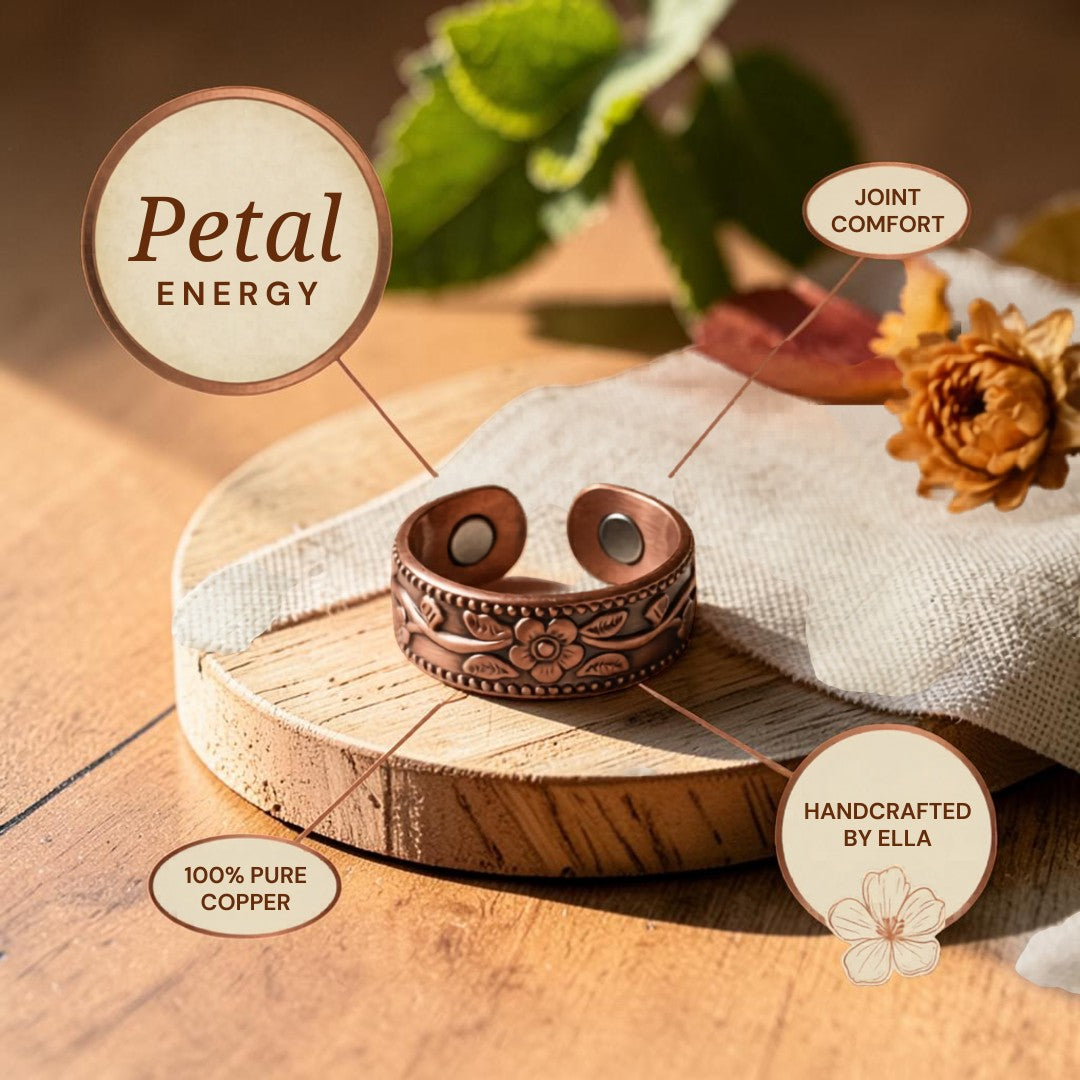 Mary's Petal Copper Ring
