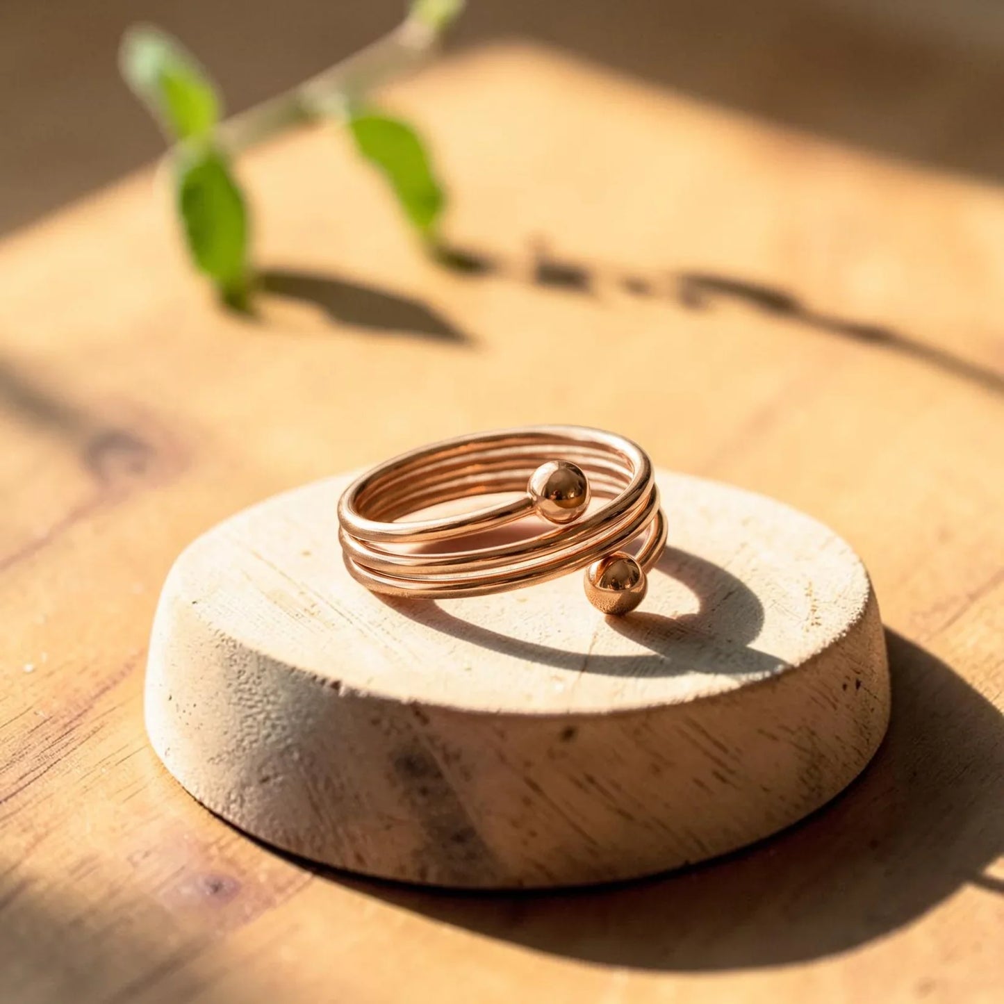 Mary's Silt Copper Ring Gold