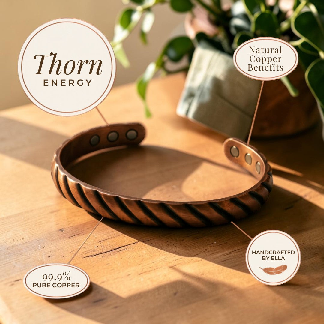 Mary's Thorn Copper Bracelet